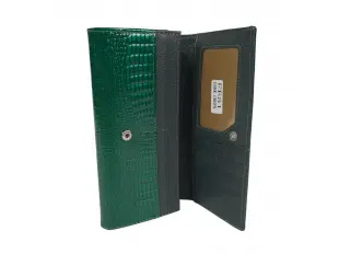 Πορτοφόλι από πράσινη λάκα - Tedia