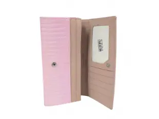 Ροζ λουστρίνι πορτοφόλι - Tedia