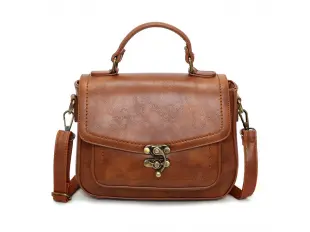 Καφέ τσάντα χειρός - Klasia