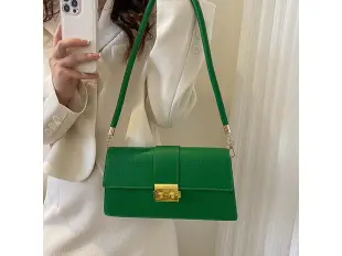 Πράσινη τσάντα χειρός - Teria