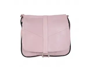 Ανοιχτό ροζ δερμάτινη τσάντα - Elia
