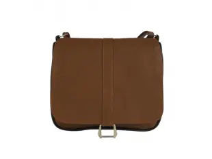 Μικρή καφέ δερμάτινη τσάντα - Emai