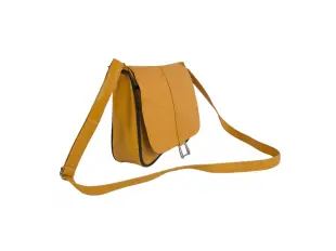 Μικρή κίτρινη δερμάτινη τσάντα - Emai