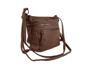 Καφέ γυναικεία τσάντα πλάτης - σακίδιο πλάτης - Karia