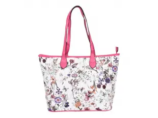 Μεγάλη γυναικεία τσάντα χειρός με λουλούδια - Florida