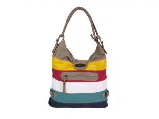 Πολύχρωμη μεγάλη τσάντα - Emian