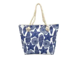 Μικρή τσάντα θαλάσσης με ναυτικά μοτίβα Μικρή τσάντα θαλάσσης με ναυτικά μοτίβα