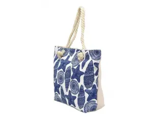 Μικρή τσάντα θαλάσσης με ναυτικά μοτίβα