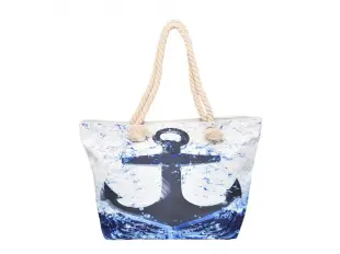 Συμπαγής τσάντα θαλάσσης με άγκυρα