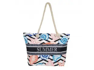 Τσάντα θαλάσσης με κοχύλια - Καλοκαίρι