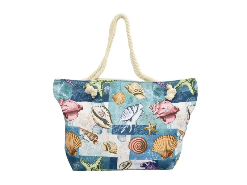 Τσάντα θαλάσσης με ναυτικά μοτίβα Τσάντα θαλάσσης με ναυτικά μοτίβα