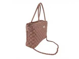 Ροζ τσάντα από ρατάν - Emona