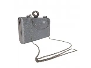 Ασημένια κομψή τσάντα - Nisaq