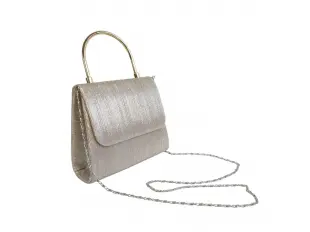 Χρυσή επίσημη τσάντα - Kesaq