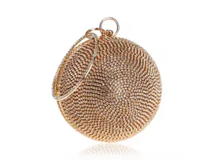 Χρυσή σφαιρική τσάντα - Μαρία