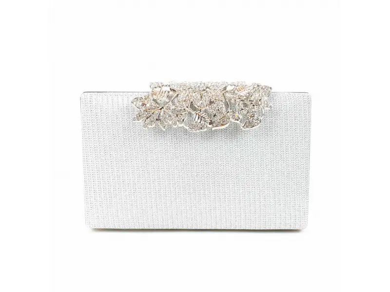 Κομψή ασημένια τσάντα - Melisa Κομψή ασημένια τσάντα - Melisa