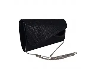 Κομψή μαύρη τσάντα - Rania