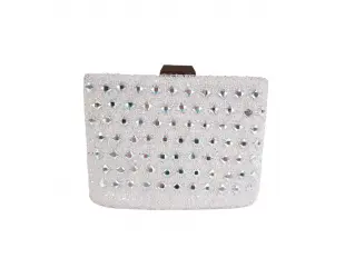 Λευκή επίσημη τσάντα - Meladi