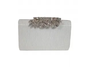 Λευκή επίσημη τσάντα - Merina