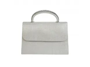 Λευκή επίσημη τσάντα - Trea