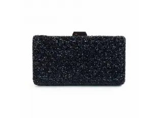 Μεγάλη μαύρη βραδινή τσάντα Μεγάλη μαύρη βραδινή τσάντα