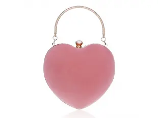Ροζ τσάντα με καρδιά - Πηνελόπη