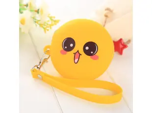 Κίτρινο παιδικό πορτοφόλι με κέρματα