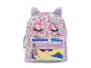 Μωβ παιδικό σακίδιο πλάτης - Bella