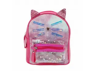 Παιδικό σακίδιο πλάτης κυκλάμινο - γατάκι