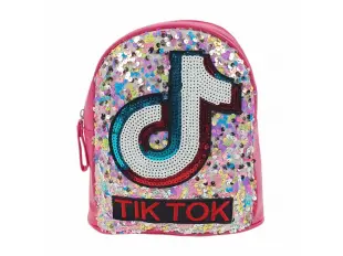 Παιδικό σακίδιο πλάτης με κυκλάμινα και πούλιες - Tik Tok