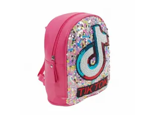 Παιδικό σακίδιο πλάτης με κυκλάμινα και πούλιες - Tik Tok