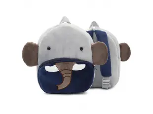 Παιδικό βελούδινο σακίδιο πλάτης - ελέφαντας