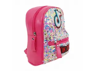 Σακίδιο πλάτης από κυκλάμινο με πούλιες - Tik Tok