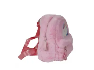 Σακίδιο πλάτης με βελούδο και μονόκερο